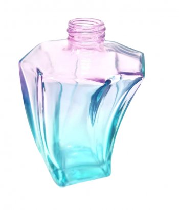 Frasco Elegance Verde e Rosa